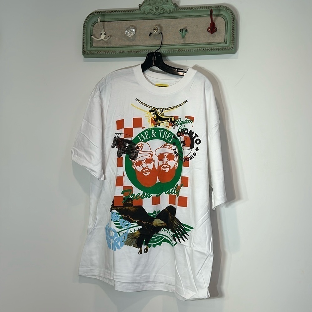 Market Jae Trey Toronto collab short sleeve crewneck T-shirt white XL streetwear